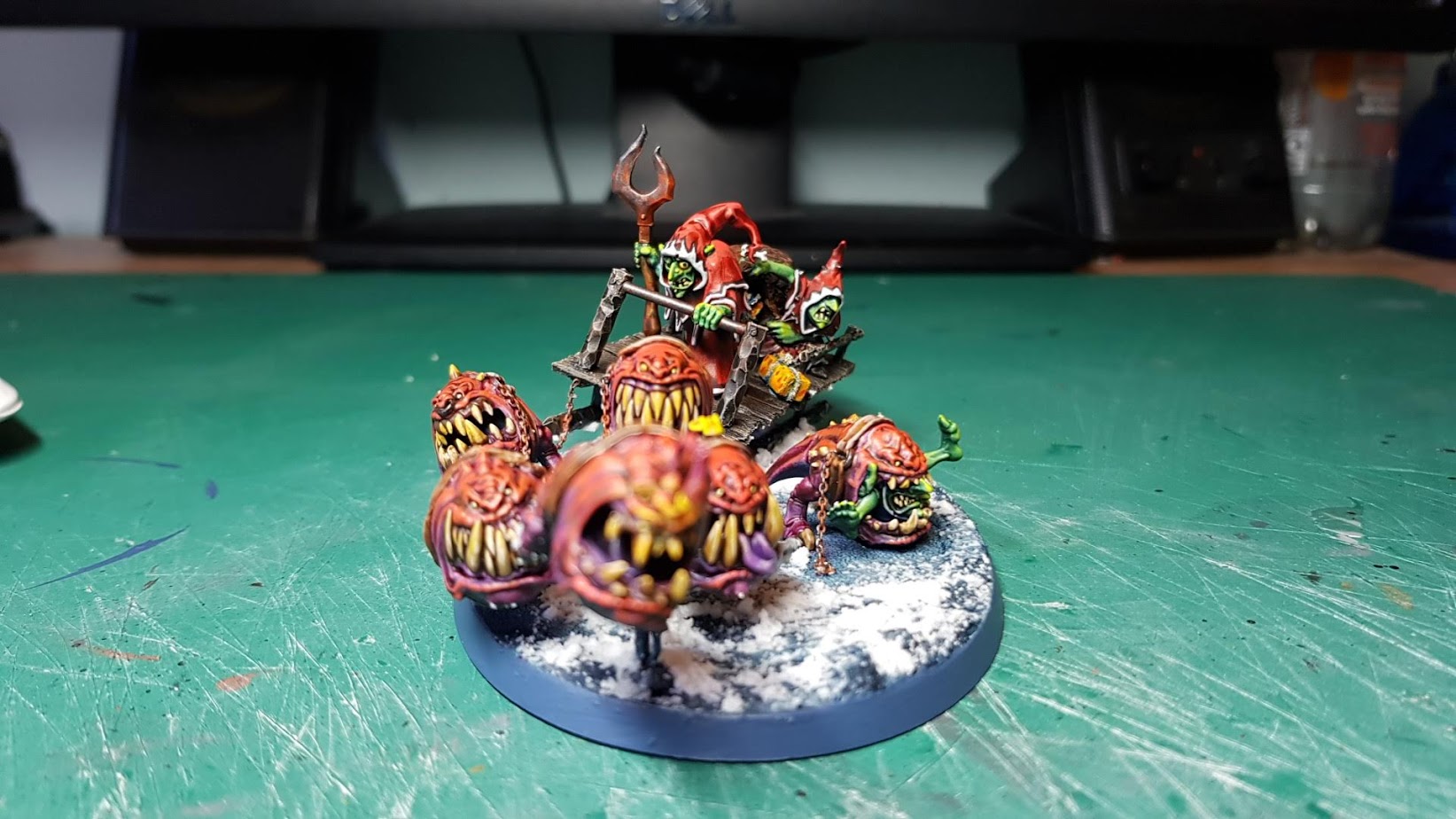 Squig sleigh - front view