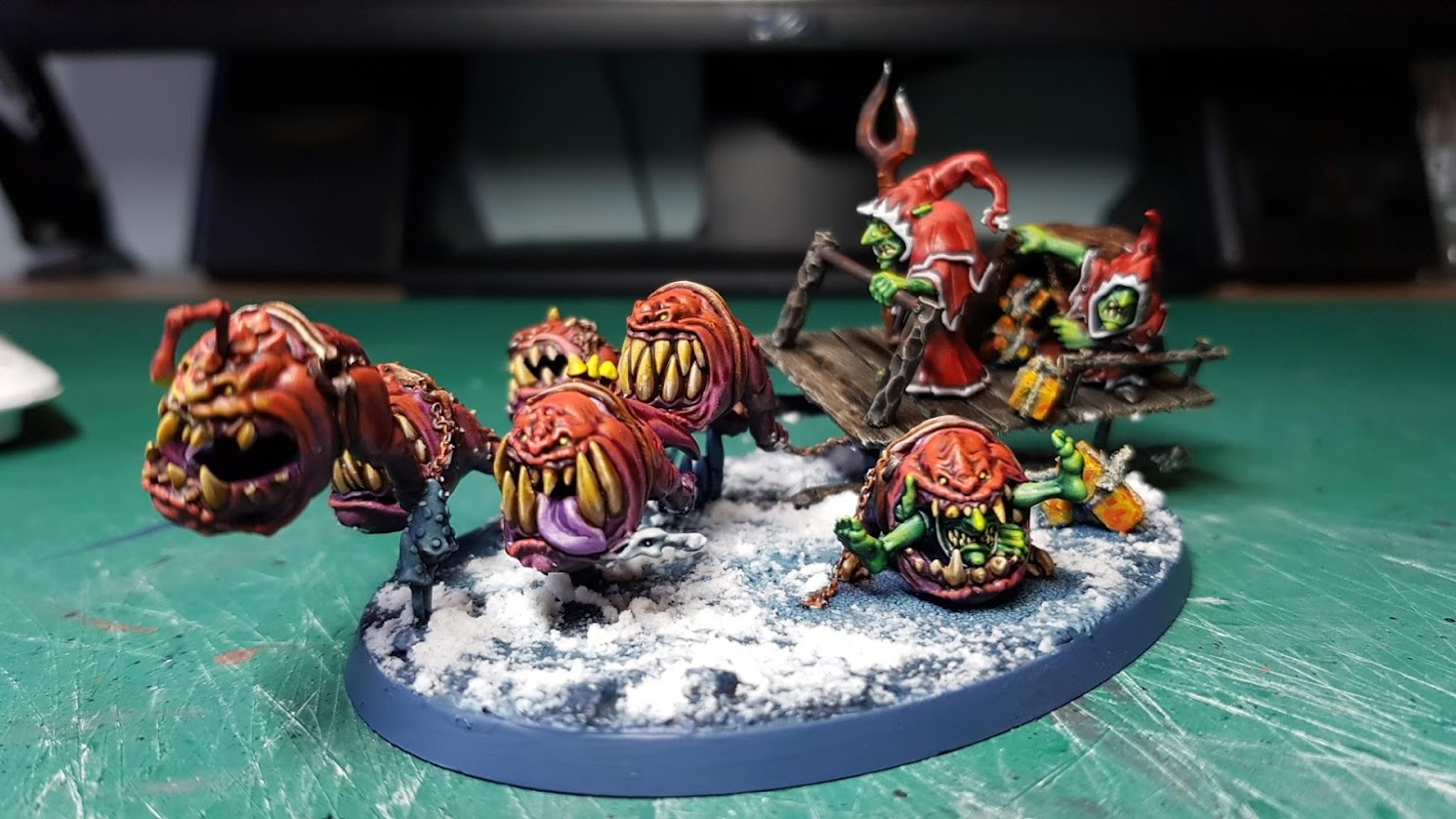 Squig sleigh - left view