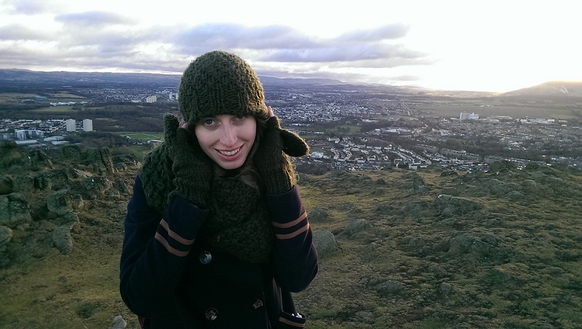 Me on Arthur's Seat on New Year's Day